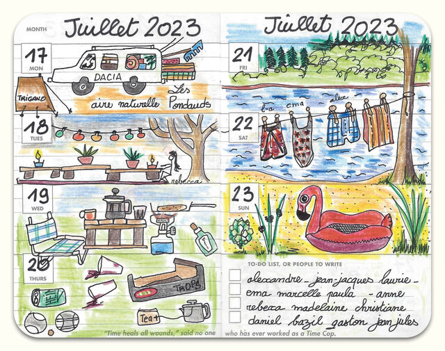 Journal du 2 janvier au 6 août 2023