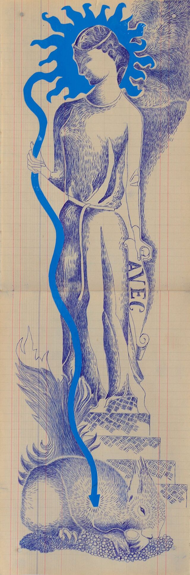 Dessins sur papier ancien